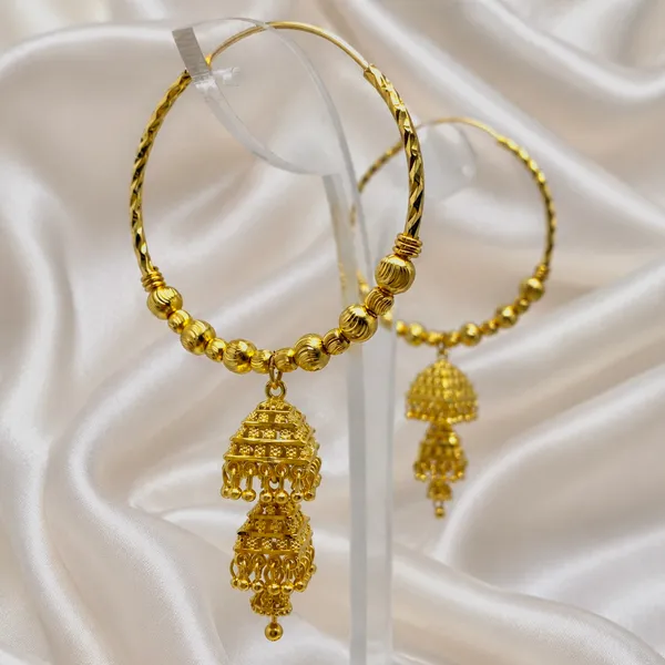 Gold_Plated_Handcrafted_Hoop_Jhumka_Earrings_For_Women