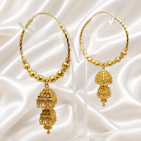 Gold_Plated_Handcrafted_Hoop_Jhumka_Earrings_For_Women