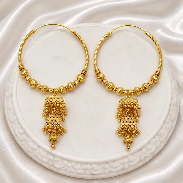 Gold_Plated_Handcrafted_Hoop_Jhumka_Earrings_For_Women