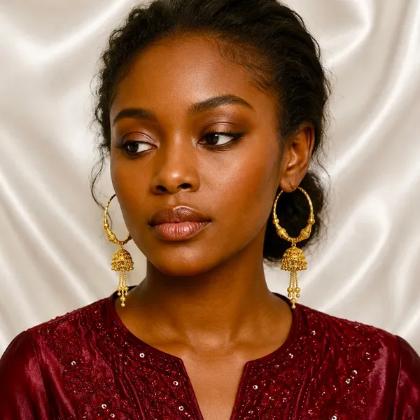 Gold_Micro_Plated_Handcrafted_Hoop_Jhumka_Earrings_For_Women