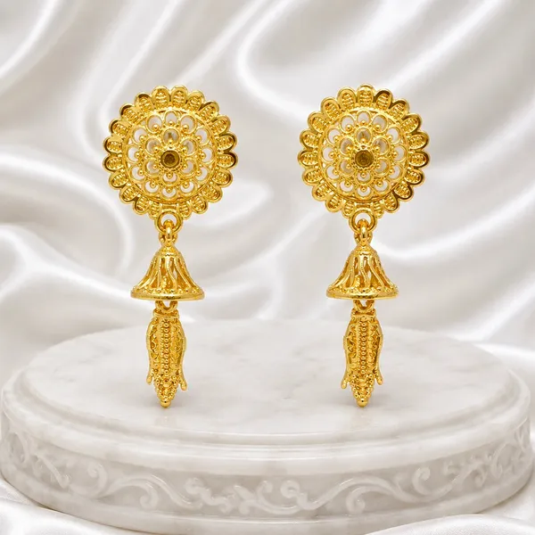 Gold_Micro_Plated_Peacock_Spiral_Pendant_Necklace_Set_For_Women