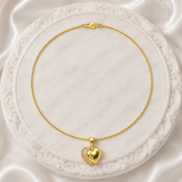 Gold_18K_Plated_Heart_Pendant_American_Diamond_Necklace_For_Women