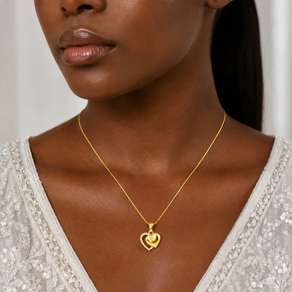 Gold_18K_Plated_Heart_Pendant_American_Diamond_Necklace_For_Women