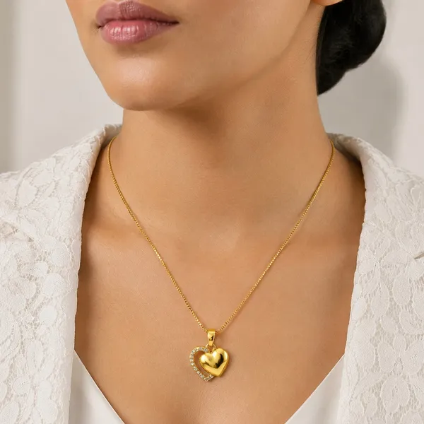 Gold_18K_Plated_Heart_Pendant_American_Diamond_Necklace_For_Women