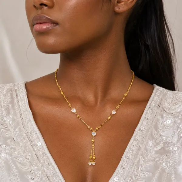 Gold_18K_Plated_Crystal_Heart_Tassel_Beaded_Necklace_For_Women