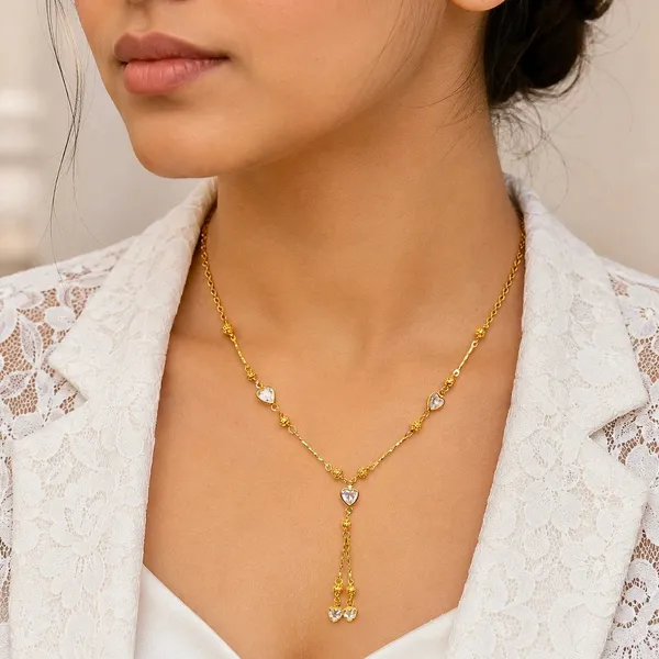 Gold_18K_Plated_Crystal_Heart_Tassel_Beaded_Necklace_For_Women