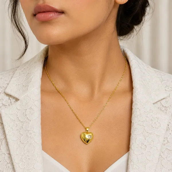 Gold_18K_Plated_Heart_Pendant_Ad_Stone_Necklace_For_Women