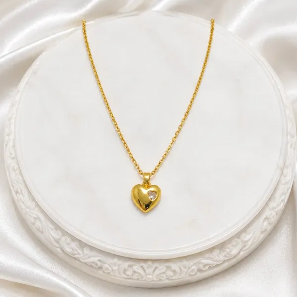 Gold_18K_Plated_Heart_Pendant_Ad_Stone_Necklace_For_Women