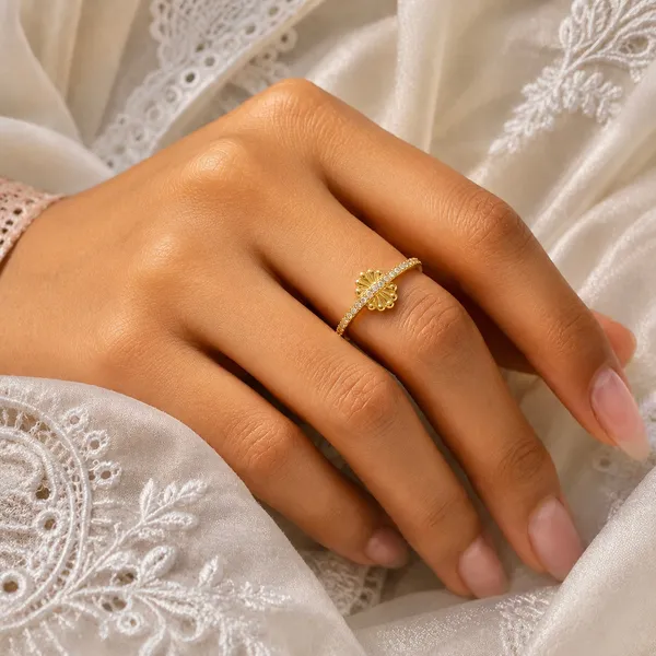 Gold_Micro_Plated_Ad_Crystal_Floral_Ring_For_Women