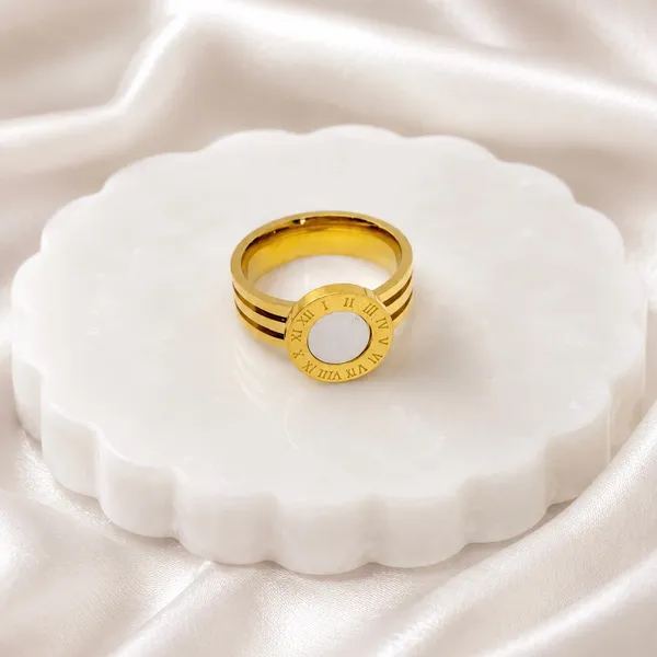 Gold_18K_Plated_Roman_Numeral_Mother_Of_Pearl_Statement_Ring_For_Women