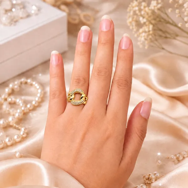 Gold_18K_Plated_Chunky_Chain_Ad_Stone_Statement_Ring_For_Women