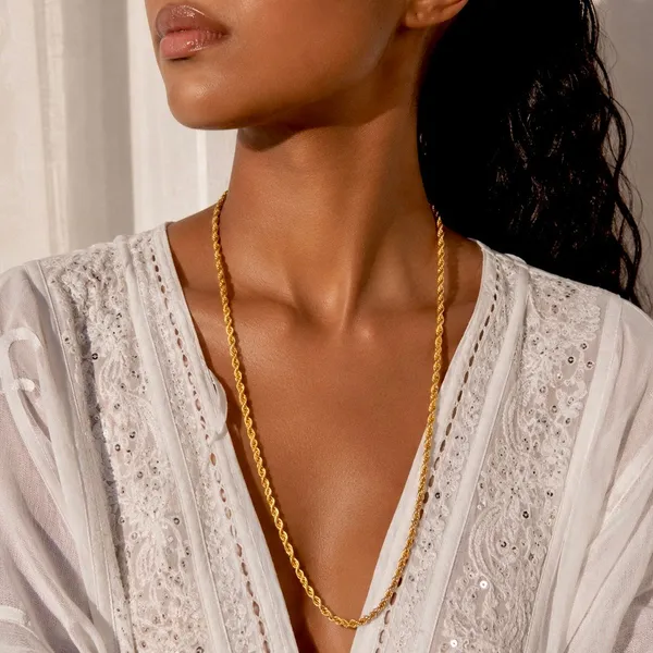 Gold_Micro_Plated_Rope_Twist_Neck_Chain_For_Women