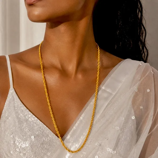 Gold_Micro_Plated_Rope_Twist_Neck_Chain_For_Women