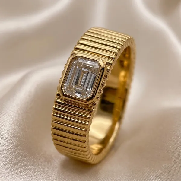 Rose_Gold_Plated_Ribbed_Band_Rectangular_Ad_Stone_Ring_For_Women