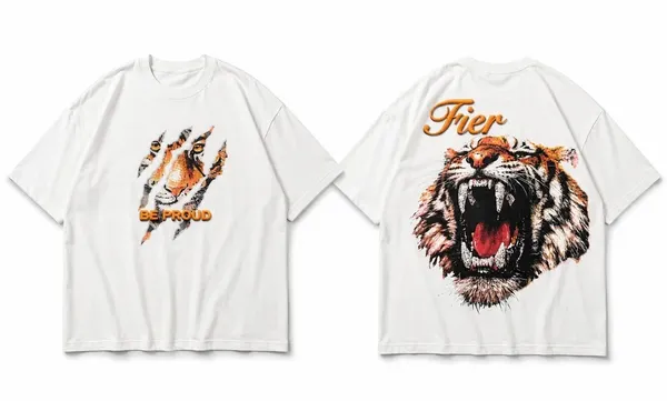 White_Cotton-Lycra_Oversized_Graphic_Tee_For_Men
