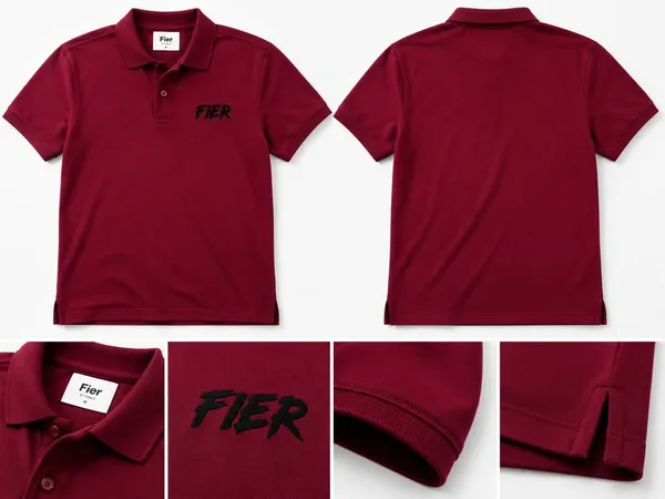 Maroon_Polyester-Cotton_Regular_Fit_Polo_T-Shirt_For_Men