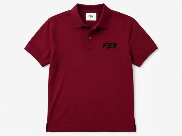 Maroon_Polyester-Cotton_Regular_Fit_Polo_T-Shirt_For_Men