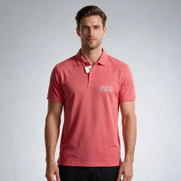 Pink_Polyester-Cotton_Regular_Fit_Polo_T-Shirt_For_Men