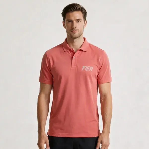 Pink_Polyester-Cotton_Regular_Fit_Polo_T-Shirt_For_Men