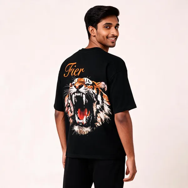 Black_Cotton-Lycra_Oversized_Graphic_Tee_For_Men