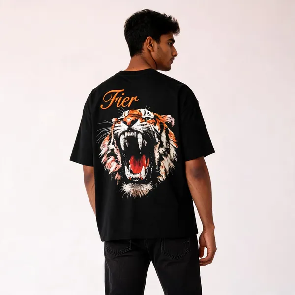 Black_Cotton-Lycra_Oversized_Graphic_Tee_For_Men