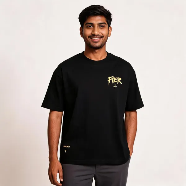 Black_Cotton-Lycra_Oversized_Graphic_Tee_For_Men