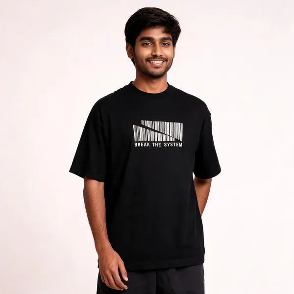 Black_Cotton-Lycra_Oversized_Graphic_Tee_For_Men