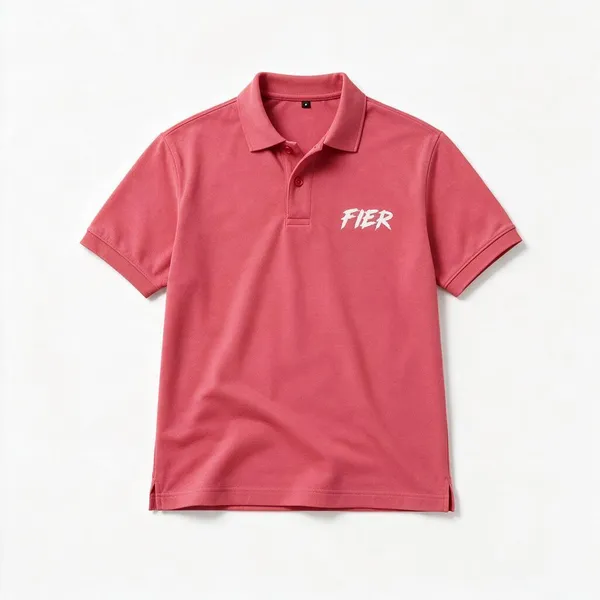 Pink_Polyester-Cotton_Regular_Fit_Polo_T-Shirt_For_Men