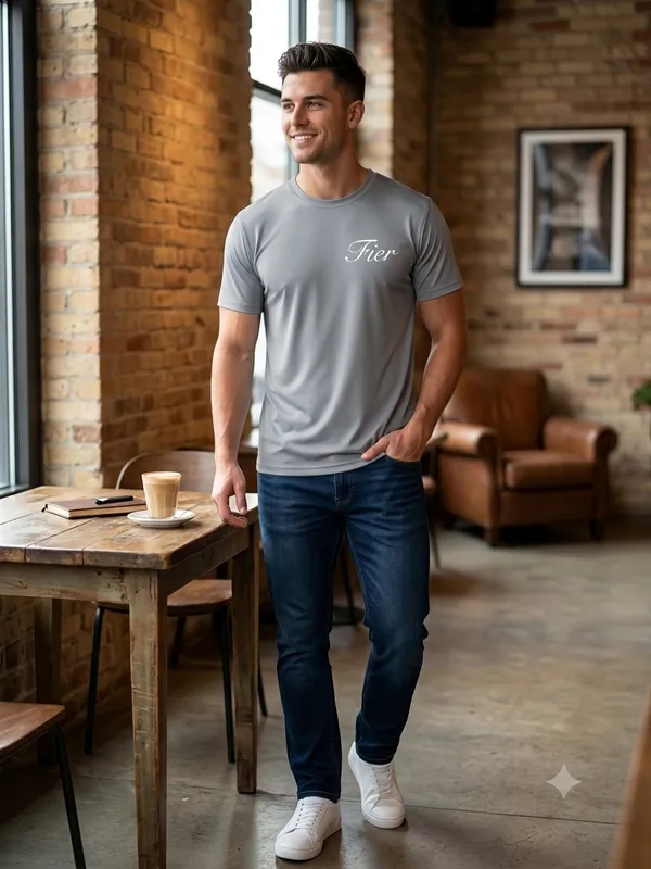Grey_Polyester-Cotton_Crew_Neck_T-Shirt_For_Men