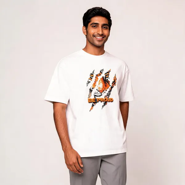 White_Cotton-Lycra_Oversized_Graphic_Tee_For_Men