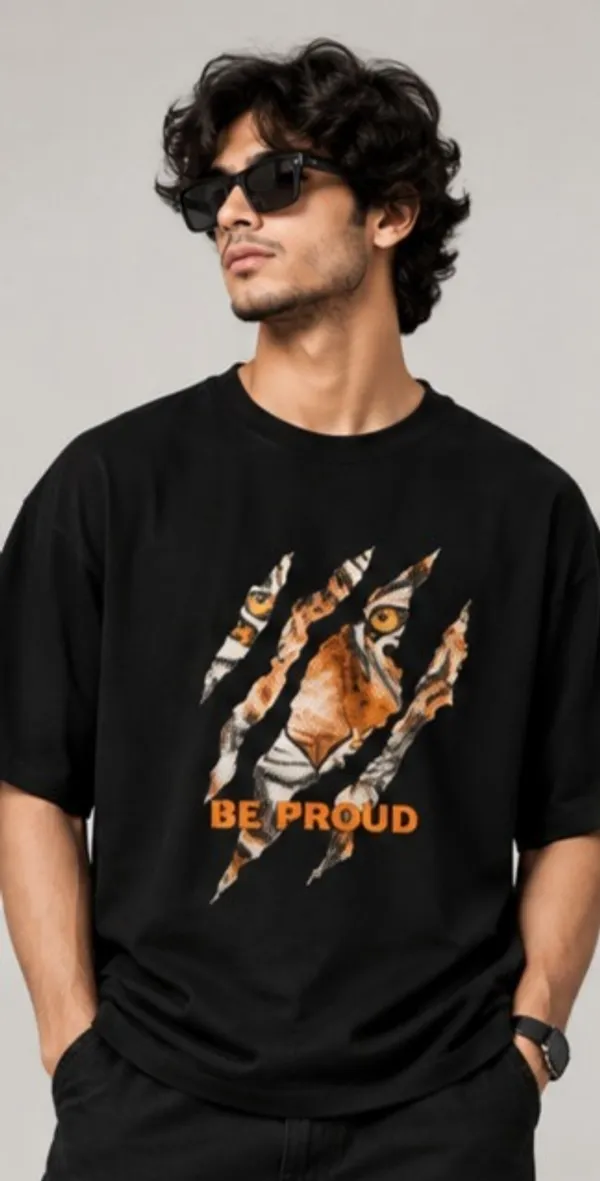 Black_Cotton-Lycra_Oversized_Graphic_Tee_For_Men
