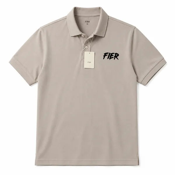 Beige_Polyester-Cotton_Regular_Fit_Polo_T-Shirt_For_Men