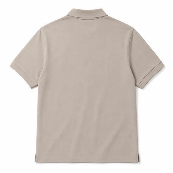 Beige_Polyester-Cotton_Regular_Fit_Polo_T-Shirt_For_Men