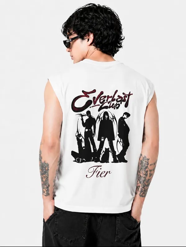 White_Cotton-Lycra_Sleeveless_Oversized_Graphic_Tee_For_Men