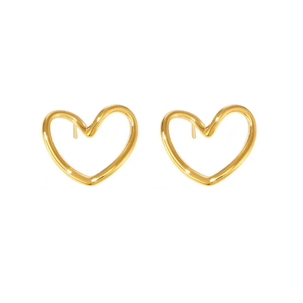 Gold_plated_anti_tarnish_The_Asymmetric_Heart_Earrings