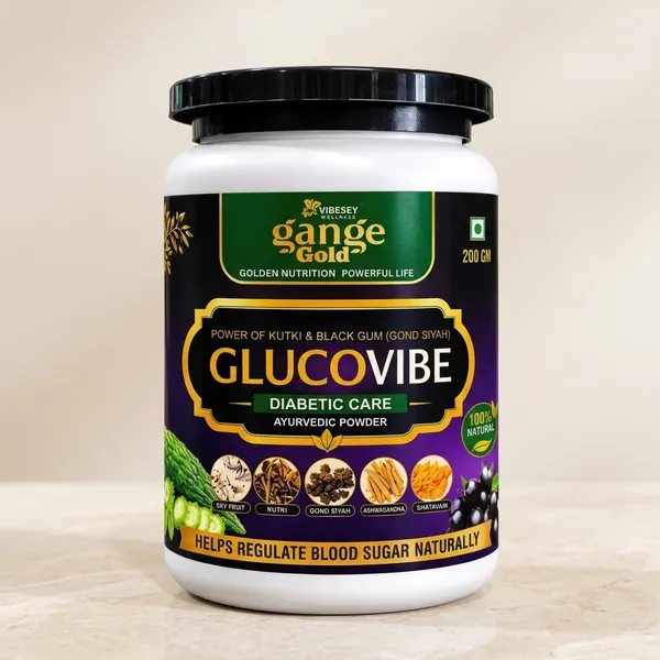 Vibesay_Gange_Gold_Glucovibe_Ayurvedic_Powder
