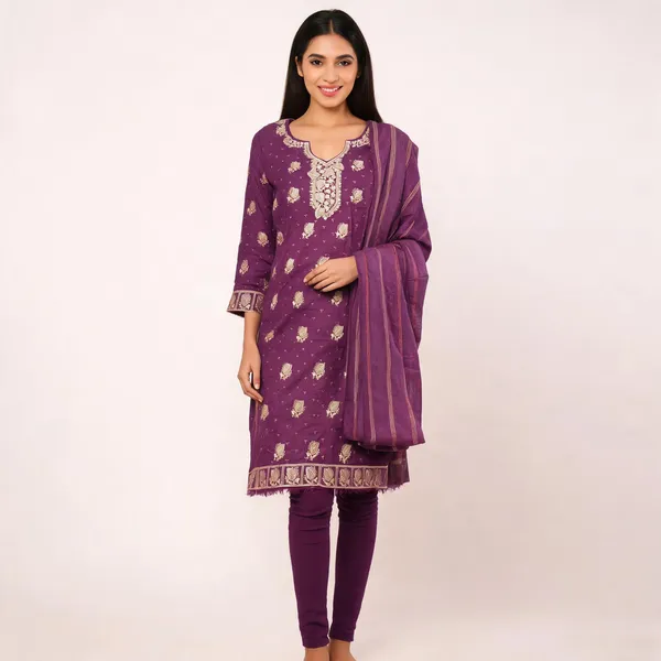 Purple_Cotton_Embroidered_Unstitched_Suit_With_Dupatta_For_Women