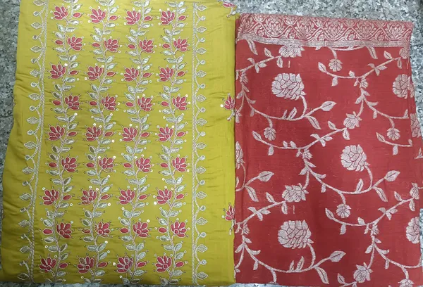 Yellow_Red_Embroidered_Unstitched_Suit_For_Women