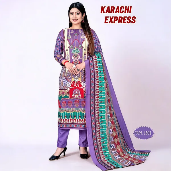 Purple_Cotton_Ethnic_Print_Unstitched_Suit_With_Dupatta_For_Women
