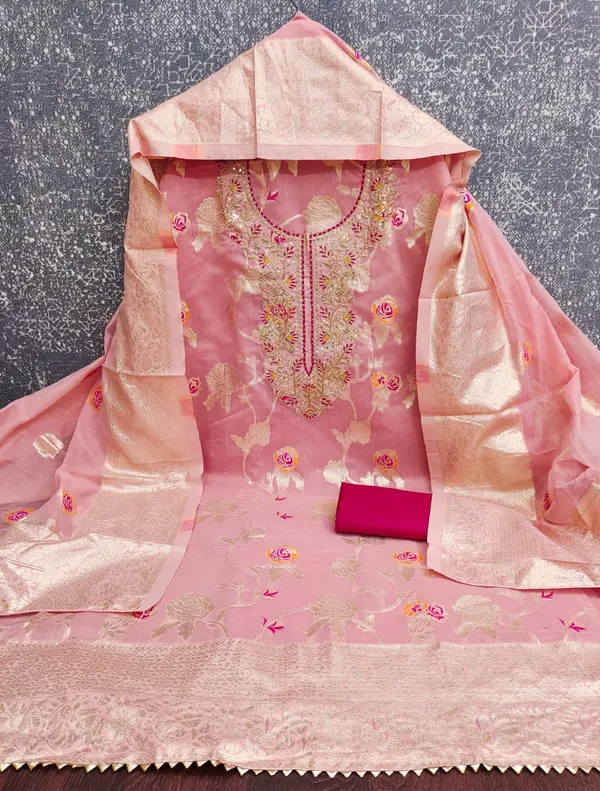Pink_Silk_Blend_Embroidered_Unstitched_Suit_With_Dupatta_For_Women