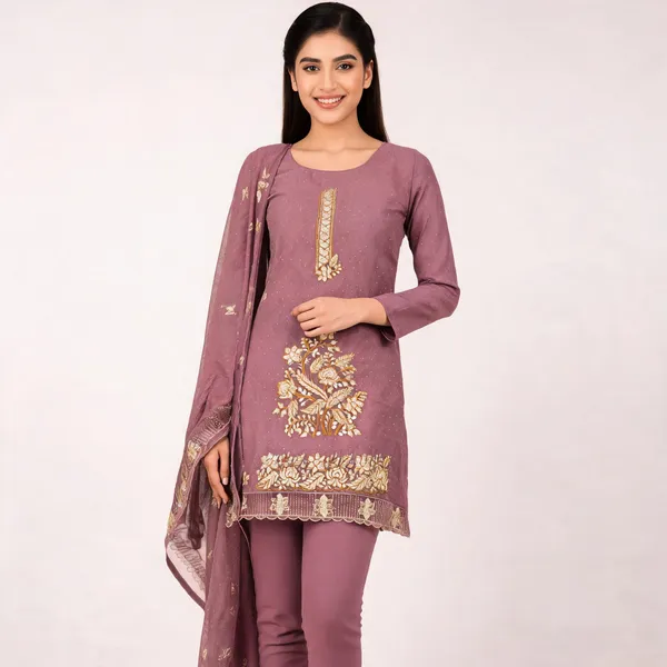 Mauve_Georgette_Zari_Embroidered_Unstitched_Suit_With_Dupatta_For_Women