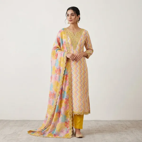 Yellow_Modal_Muslin_Printed_Unstitched_Suit_Fabric_For_Women