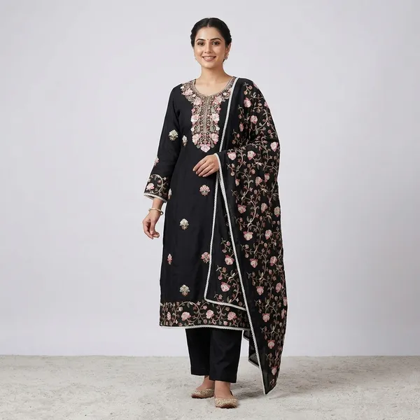 Black_Modal_Muslin_Floral_Embroidered_Unstitched_Suit_Fabric_For_Women
