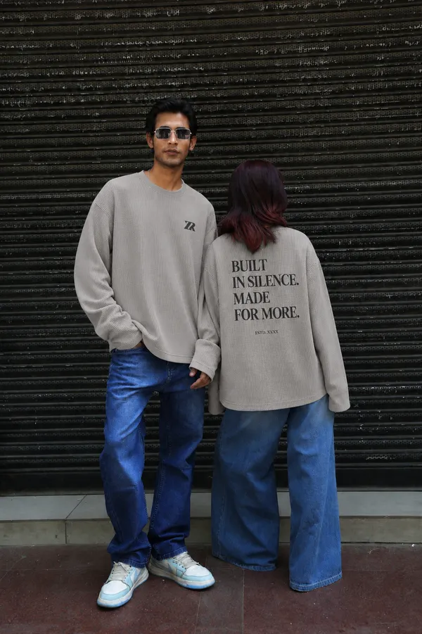 Grey_Corduroy_Oversized_Printed_Shirt_For_Unisex