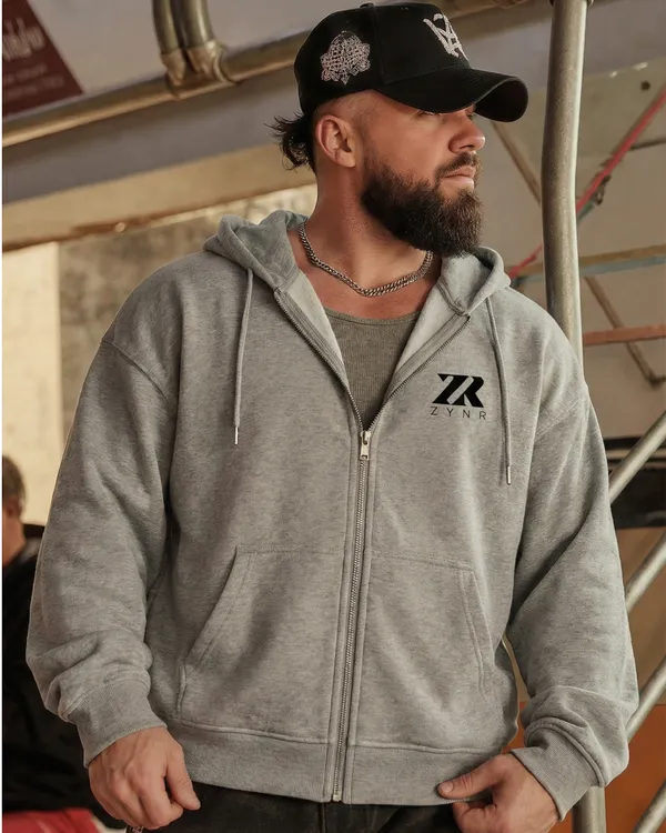 Grey_Cotton_Oversized_Zip-Up_Hoodie_For_Unisex
