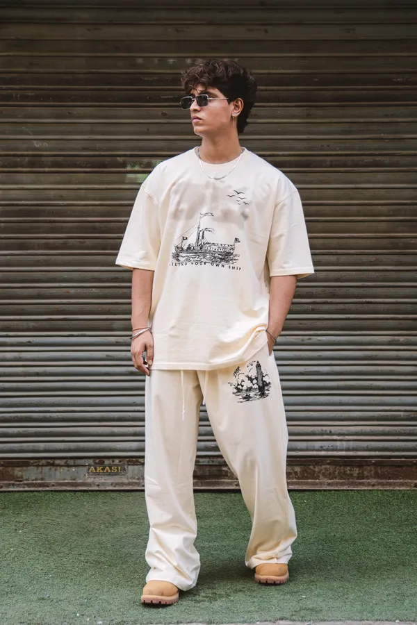 Cream_Cotton_Oversized_Graphic_Print_Co-Ord_Set_For_Men