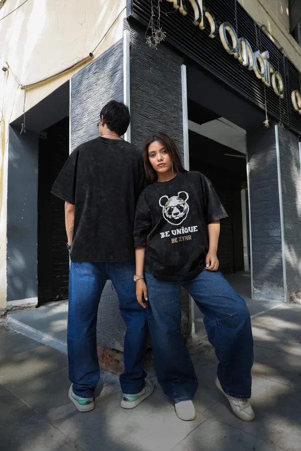 Black_Cotton_Oversized_Panda_Print_T-Shirt_For_Unisex