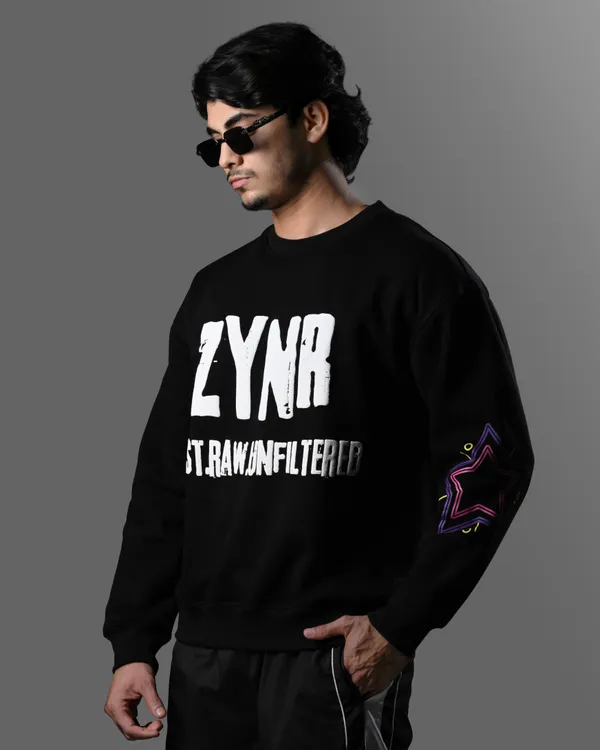 Black_Cotton_Oversized_Graphic_Print_Sweatshirt_For_Unisex