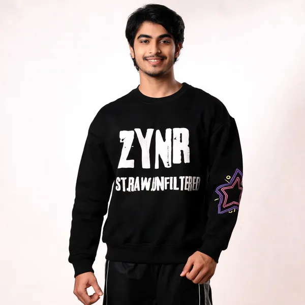 Black_Cotton_Oversized_Graphic_Print_Sweatshirt_For_Unisex