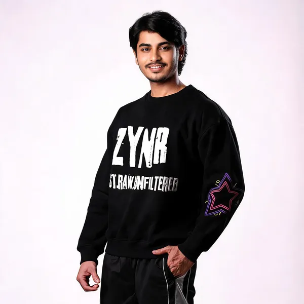 Black_Cotton_Oversized_Graphic_Print_Sweatshirt_For_Unisex